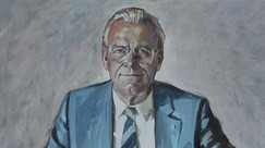 Dr. Franz HEUBL - von 1978 bis 1990 (Gemälde von Toni Oberniedermayr) | Foto Rolf Poss
