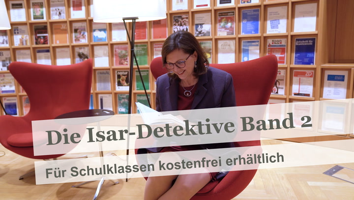 Landtagspräsidentin Ilse Aigner über den 2. Band der Isar-Detektive