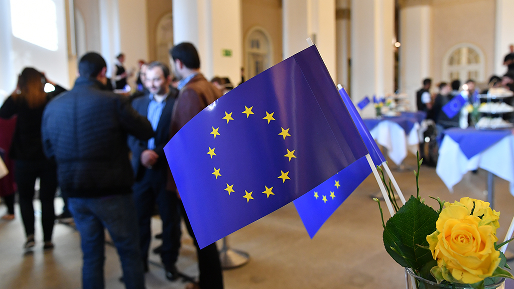 Die Europäische Fahne | Foto: Rolf Poss