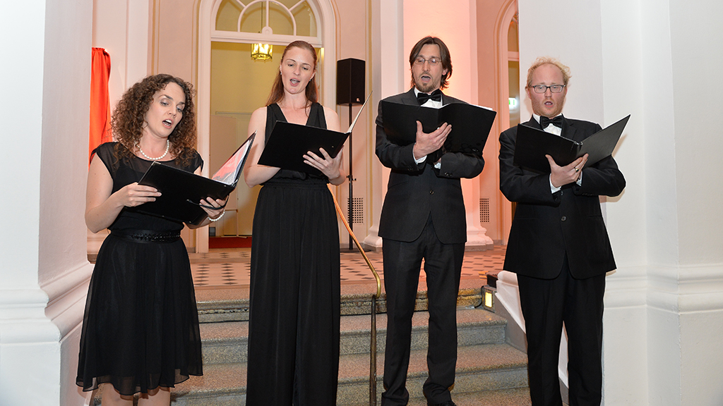 Ensemble Stauber umrahmte die Veranstaltung musikalisch | Foto: Rolf Poss