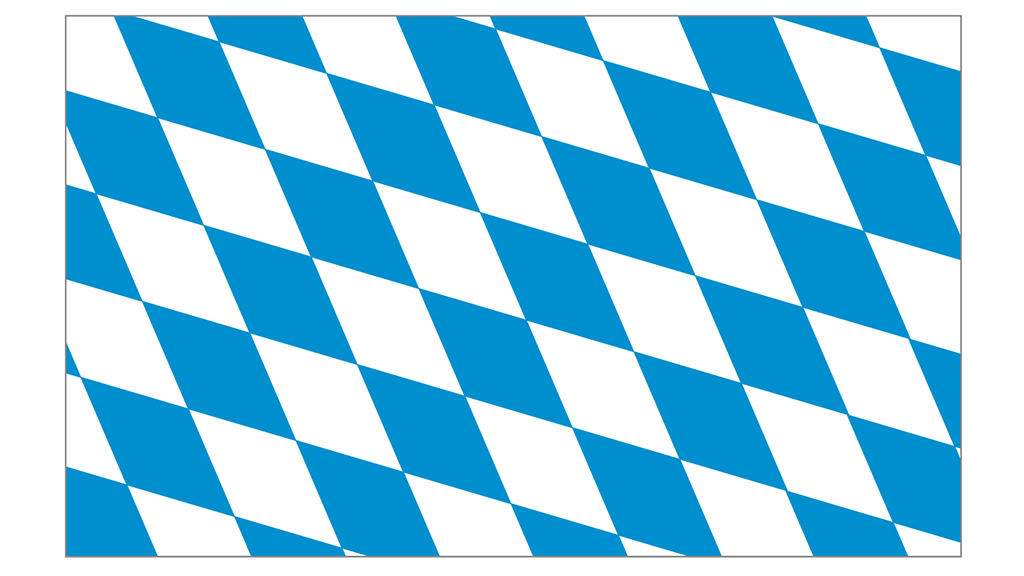 Flagge mit Bayern Wappen