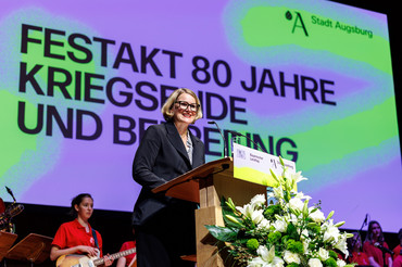Augsburgs Oberbürgermeisterin Eva Weber 