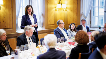 Landtagspräsidentin Ilse Aigner würdigte das einzigartige Wirken Abba Naors. 