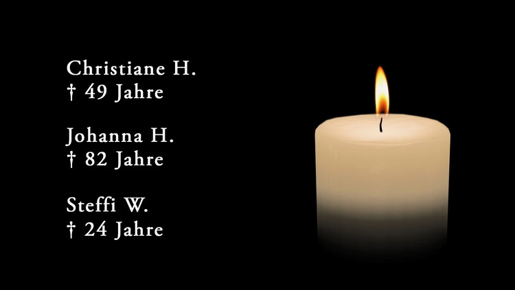 Gedenken an die Opfer der Gewalttat von Würzburg