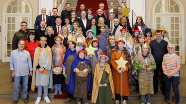 Sternsinger zu Besuch im Landtag
