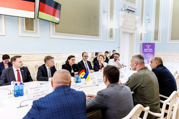 Nahm sich viel Zeit für die Delegation aus Bayern: der Bürgermeister der Stadt Kiew, Vitali Klitschko.