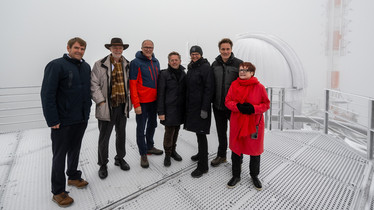 Landtagspräsidium besucht Wendelstein-Observatorium und Baustelle der 2. Stammstrecke