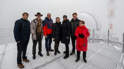 Landtagspräsidium besucht Wendelstein-Observatorium und Baustelle der 2. Stammstrecke