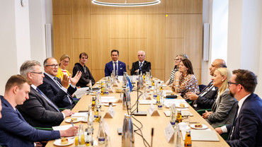 Rund eine Stunde tauschten sich die Abgeordneten mit den Kantonsräten aus. 