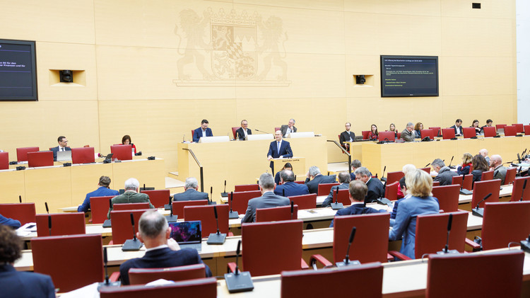 Haushaltsberatungen im Bayerischen Landtag 