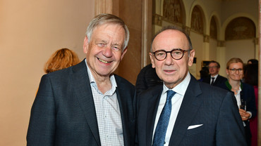 1. Vizepräsident Karl Freller und Landtagsdirektor Peter Worm