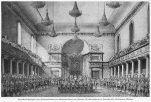 Bild: Staendeversammlung von 1819 - Copyright: Bildarchiv Bayerischer Landtag - Foto: Rolf Poss