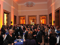 Empfang im Steinernen Saal vor der Filmaufführung. | Foto: Rolf Poss