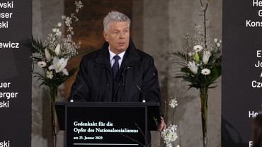 Auch der Oberbürgermeister der Landeshauptstadt München sprach bei dem Gedenkakt für die Opfer des Nationalsozialismus. 