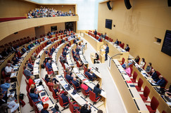 Im Bayerischen Landtag stand heute das Thema Europa im Fokus. | Bildarchiv Bayerischer Landtag