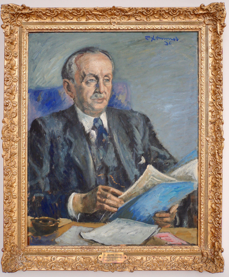 Dr. h.c. Georg Stang (Gemälde von Rolf Akerhielm af Margrethelund-Kommer) 