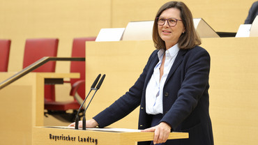 Landtagspräsidentin Ilse Aigner sprach bei der Mitgliederversammlung der PdP ein Grußwort. 