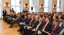 Blick ins Publikum: Die Verleihung fand im Senatssaal des Maximilianeums statt.