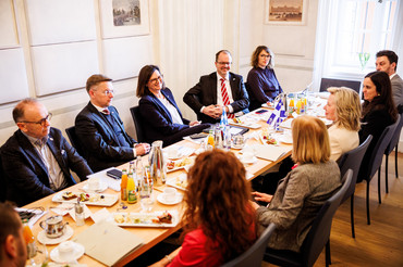 Die Politikerinnen diskutierten über Quotenregelungen. | Bildarchiv Bayerischer Landtag