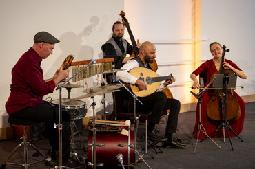 Die Mitglieder des Ensembles "Met in Munich" übernahmen die musikalische Gestaltung. 