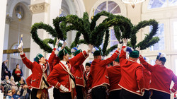 Auftritt der Schäffler im Bayerischen Landtag