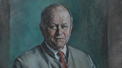 Johann BÖHM - von 1994 bis 2003 (Gemälde von Prof. Klaus Grimm) | Foto Rolf Poss