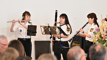 Die musikalische Umrahmung übernahm das Kammermusiktrio des Polizeiorchesters Bayern. 