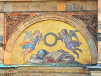 Mosaik: Hausvertrag von Pavia 1329 | Foto: Rolf Poss