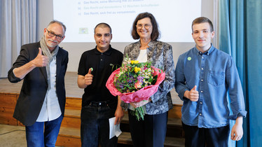 "Schule trifft Landtag": Sonderpädagogische Förderzentren in München