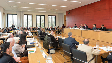 Vertreter der EU-Kommission im Landtag | Foto: Rolf Poss