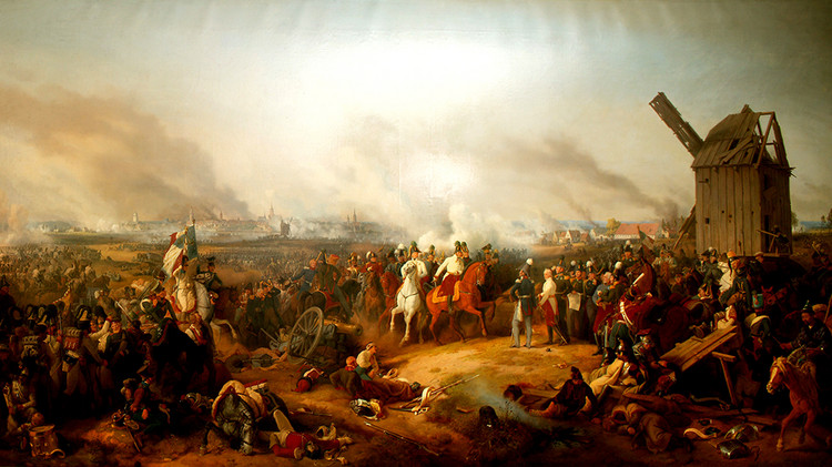 Völkerschlacht bei Leipzig (1813) Peter von Heß 1853 - Copyright Studienstiftung Maximilianeum | Foto Unbekannt 
