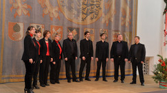 Die Feierstunde wurde vom Ensemble Animato unter der Leitung von Jürgen Schwarz musikalisch umrahmt. 