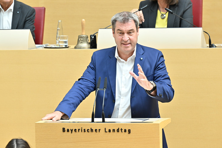 Zum Abschluss sprach Ministerpräsident Dr. Markus Söder. 