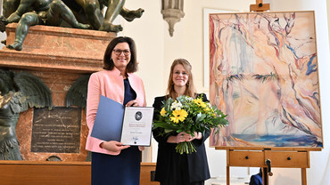 Gewinnerin des Hauptpreises: Jessica Grundler, Malerei 