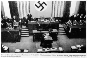 Letzte Sitzung Landtag 29.04.1933 | Bildarchiv Bayerischer Landtag