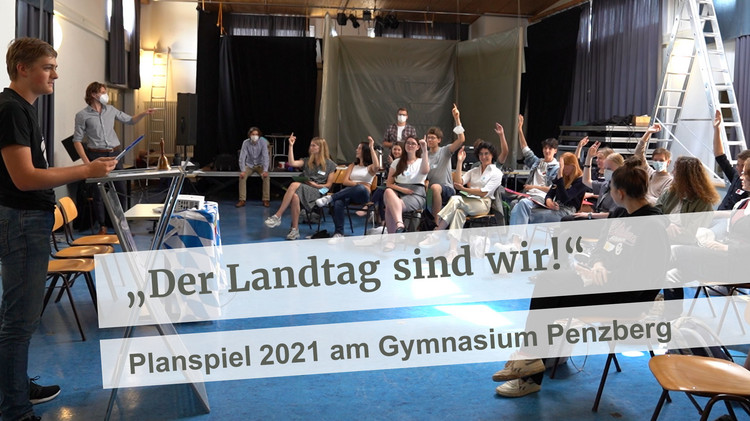 Das Planspiel fand im Gymnasium Penzberg statt. | Bildarchiv Bayerischer Landtag