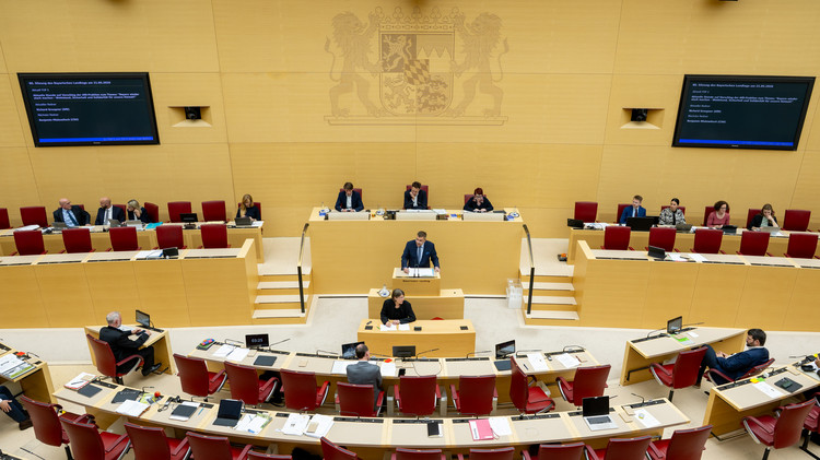 Aktuelle Stunde im Bayerischen Landtag. | Bildarchiv Bayerischer Landtag