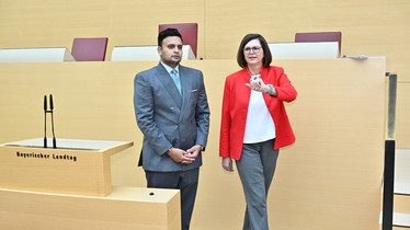 Mitglied des indischen Nationalparlaments zu Gast in der bayerischen Volksvertretung