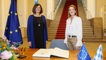 EU-Parlamentspräsidentin zu Besuch