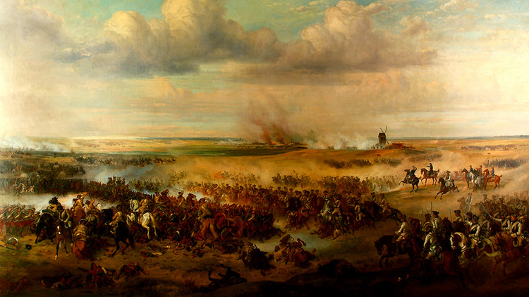 Sieg Friedrichs des Großen in der Schlacht von Zorndorf (1758) Albrecht Adam 1862 - Copyright Studienstiftung Maximilianeum | Foto Unbekannt