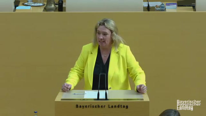 Aktuelle Stunde Bündnis 90 Die Grünen - Kerstin Schreyer (CSU)