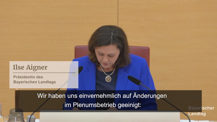 42. Plenarsitzung - Regierungserklärung zum Corona-Virus