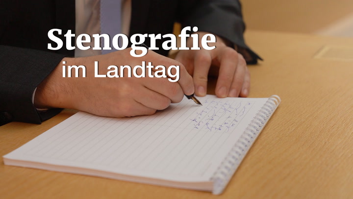 Was machen Stenografen im Landtag?